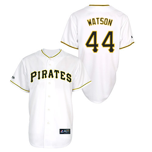 Tony Watson #44 Youth Baseball Jersey-Pittsburgh Pirates Authentic Home White Cool Base MLB Jersey